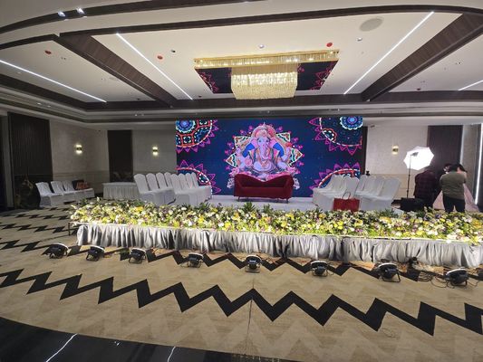 Goede prijs P3 Indoor Led Display For Stage Video Backdrop P3 Led display scherm 576x576mm,3840hz verfrissende werking,1000 helderheid online