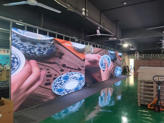 Goede prijs Verhuur van scherm gebogen LED-scherm module 4,81mm Pixel Pitch 500x500mm kast online