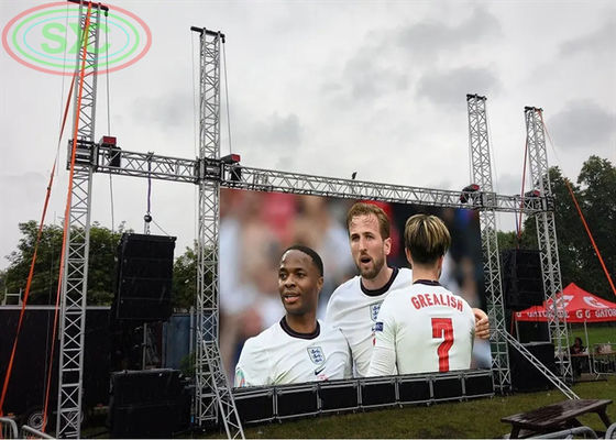 Hoge helderheid Slim Indoor Stage Achtergrondmuur P4.81 Huur LED Video Muur Volle kleur