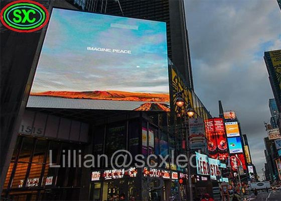 Outdoor Full Color P6 Led Display Panel Achterste Service Op maat gemaakt Reclamebord