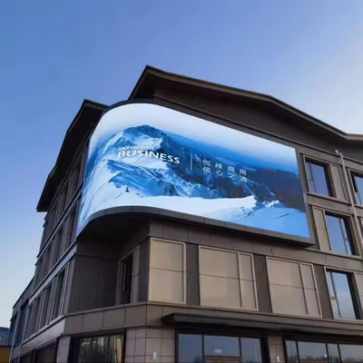 Goede prijs Eenvoudige pilaar Full Color LED Display P10 LED Verhuur Screen Billboard 3 jaar garantie online