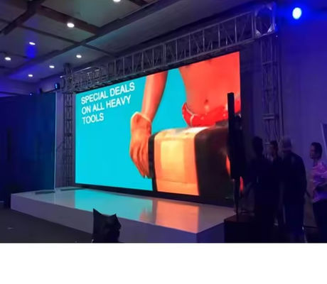 Goede prijs P3.91 Verhuur Stage Buiten Led Display Screen 250*250 Module 500x500mm Panel 4500nits LED Video Wall online