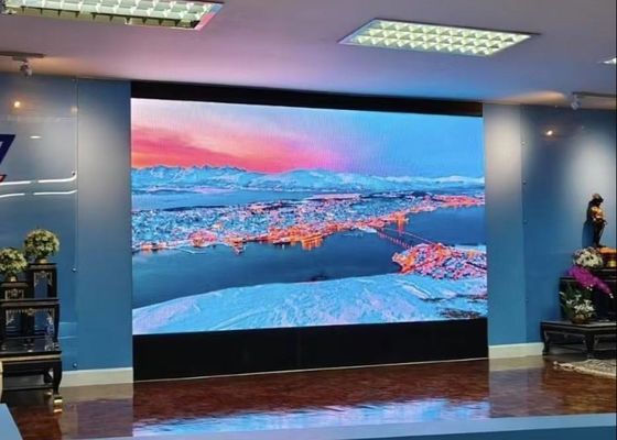Goede prijs COB P1.25 HD Die-Cast Aluminium Scherm Aanpasbaar Module LED Display HD Waterdicht Doos 320*160mm IP65 NOVA Systeem Online
