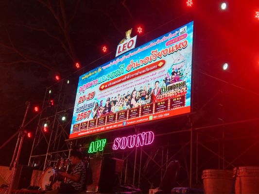 Materiaal van gegoten aluminiumkasten met fijn pixel pitch LED-paneel 320X160 mm voor einddisplayprestaties