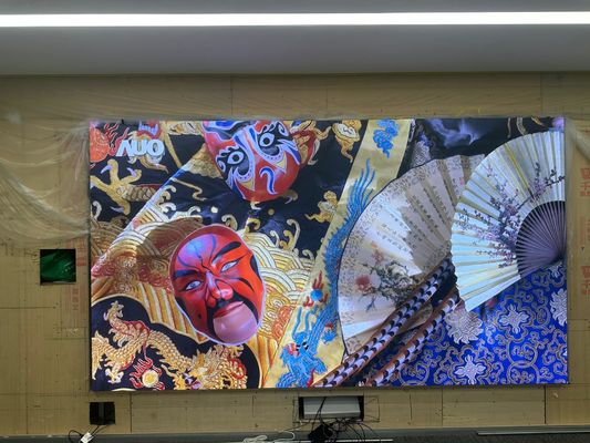 Goede prijs Revolutioneer uw scherm P2.604 met Indoor RGB LED Panel Display Cabinet grootte 500*1000mm*75mm Module Resolutie 96*96dots online