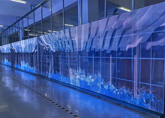 Goede prijs Rijmethode Doorzichtig LED-scherm met aluminium kastmateriaal De perfecte combinatie van prestaties en design online