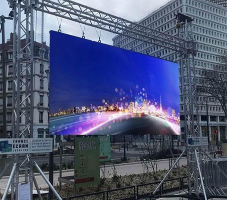 Resolutie RGB LED Display LED-technologie voor -12/50 werktemperatuur en resolutie van 40000 punten/m2
