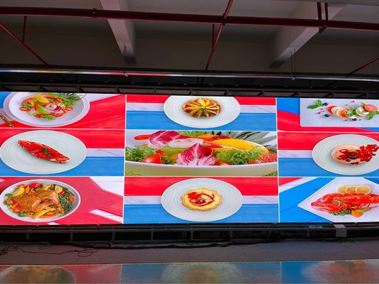 Digitaal poster Indoor RGB LED-paneel Display Gietgegooid aluminiummateriaal voor reclame