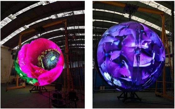 320*160mm Module Size Sphere LED Screen ontworpen met waterdichte IP43 en Epistar Chip