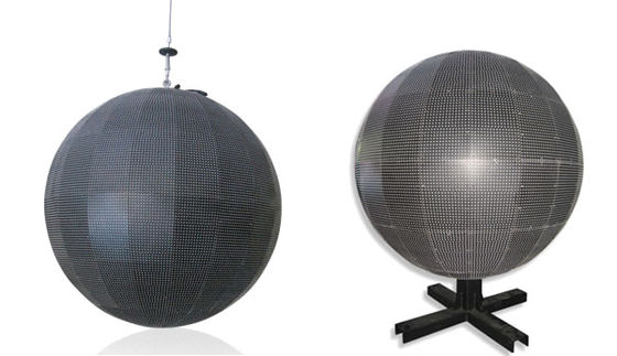 Winkelcentrum en evenementen Sphere LED-scherm met onderhoudsmethode voor backside-service Spanning DC5V Gemakkelijk te bedienen