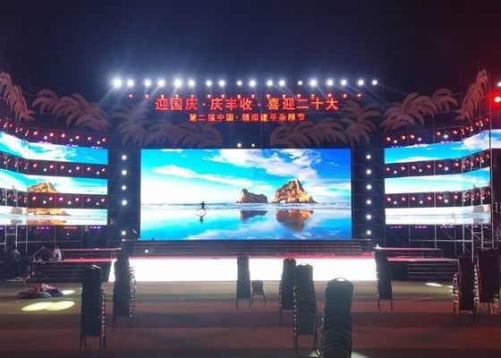 Goede prijs Ultra-dunne verhuur buiten LED-scherm video muur 25mm pixel pitch online