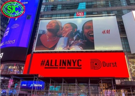 120° / 60° Zienhoek Advertentie LED-schermen Hoogresolutie Aanpasbare schermgrootte