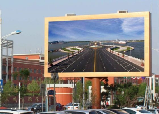 Advertentie-scherm Vaste/verhuur ijzeren doos Buiten LED-scherm, LED-videodisplayboards met een hoge vernieuwingssnelheid