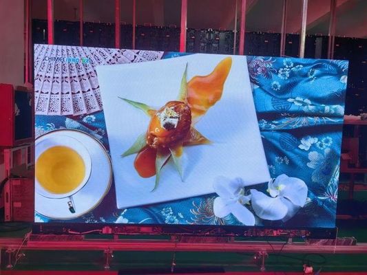 Kleine pixelpitch LED-scherm met CE/ROHS/FCC-standaard en gegoten aluminiumkastmateriaal