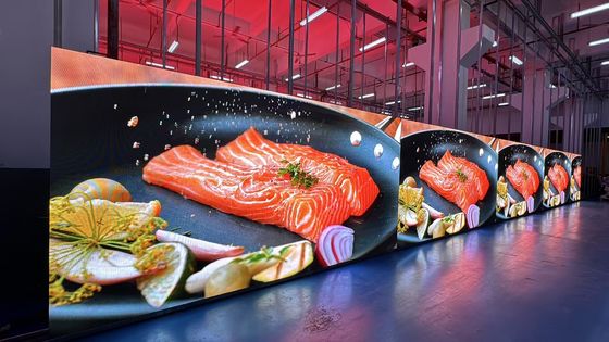 Professionele LED-huurdisplay met een gemiddeld verbruik van 438 Watt/m2