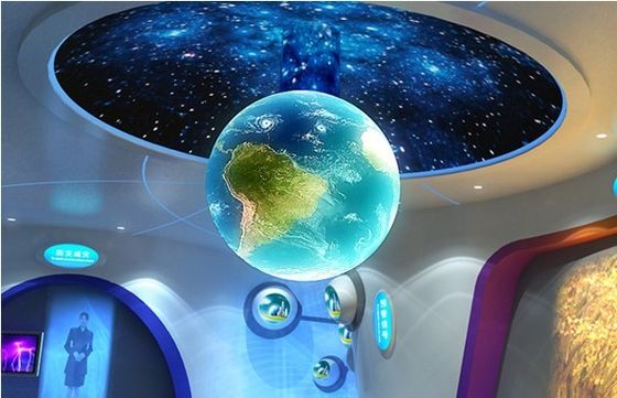 Winkelcentrum/evenementen Ronde LED-monitor met video/tekst/beeldscherm