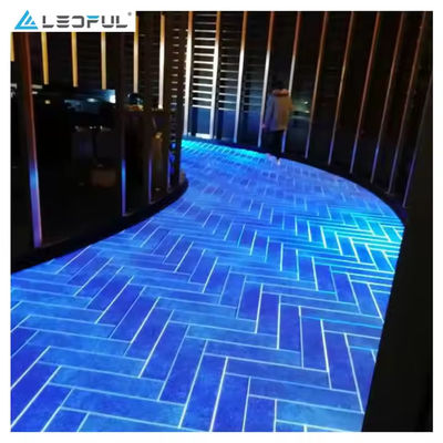Goede prijs Epistar P4.81 SMD Full Color LED Vloertegel Scherm 3 Jaar Garantie Waterdicht Online