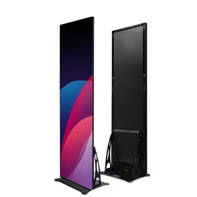 Goede prijs 680x2000mm Schermgrootte P1.53mm Pitch LED Poster Display met aluminium kast online