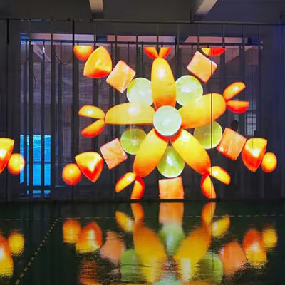 Ervaar de toekomst van displaytechnologie met transparante LED-scherm-rijmethode en modulegewicht 0,2 kg/pc