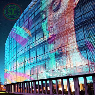 6.2kg Schapgewicht Doorzichtig LED-scherm voor klantvereisten