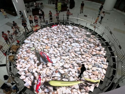 Professionele verlichte dansvloer met 20W stroomverbruik en W2 X H4 8 stuks module aantal