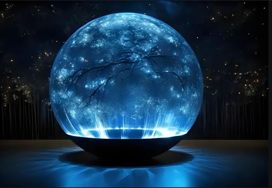 Waterproof IP43 Sphere Screen LED Easy Installation and DC5V Voltage