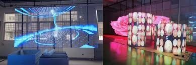 Aluminium Kast Transparant LED Scherm G7.82-7.82 en Gemiddeld Geen Uitval 1000 uur voor Uw Vereisten