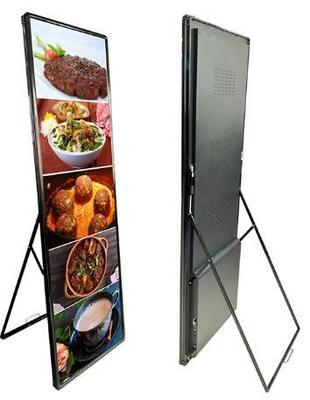 Aanpasbaar LED-posterdisplay met aluminiumkas 128*64 Module Resolutie 320x160mm Module Grootte