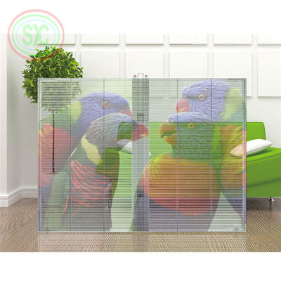 Superieure visuele prestaties doorzichtig LED-scherm SMD2121 G7.82-7.82 met rijmethode