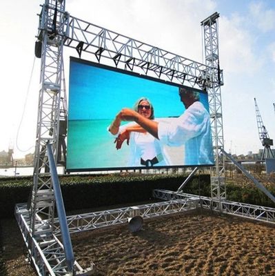 100 000 uur levensduur Buiten Full Color LED Display 250*250mm Module Grootte Aanpasbare schermgrootte