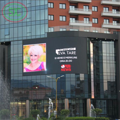 Goede prijs 500*500mm kastgrootte Buiten Full Color LED Display met RGB 3in1 Pixel Configuration en 100 levensduur online