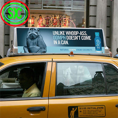 Asynchrone besturingsmodus voor 5 mm pitch size voertuig LED-borden Effectieve advertentieoplossing