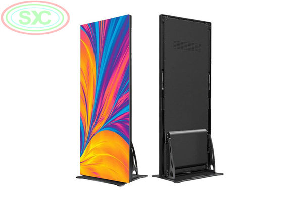 Goede prijs 4k naadloos binnenvloer staan poster LED display P2.5 LED teken beweegbaar online