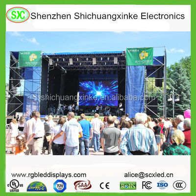 Goede prijs 40000 Dots/sqm Resolution RGB LED Screen LED Display Technology for Display online