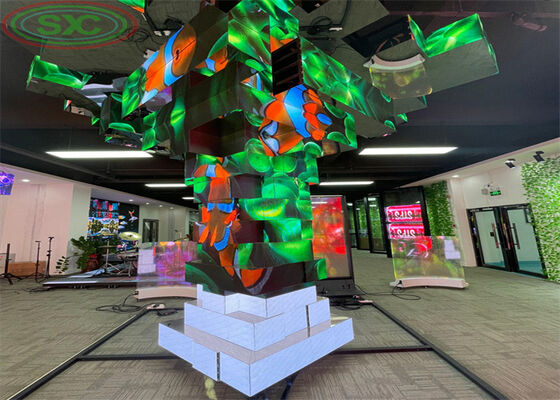 Goede prijs Verhuur LED Display Flexibele Evenement Podium Achtergrond Videoscherm met Hoge Pixeldichtheid en Kabinet Afmeting 500 bij 1000 Millimeter online
