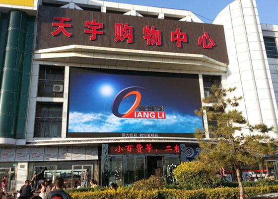 Buiten p6 Full Color LED-scherm met hoge helderheid en brede kijkhoek geschikt voor reclame en openbare informatie
