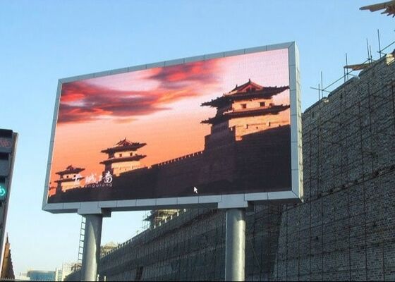 Goede prijs Buiten p10 Full Color LED Display voor reclame met instelbare helderheid 8000 online