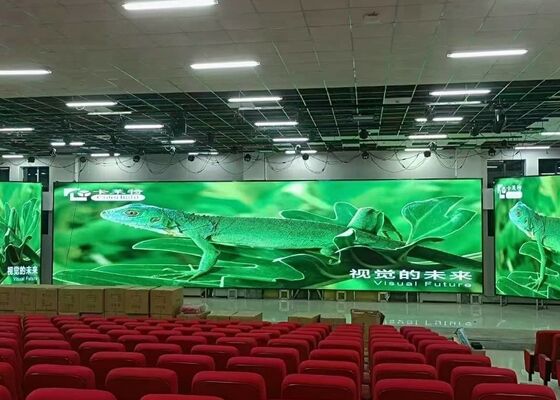 Goede prijs klein pitch P3 indoor led display scherm 576*576mm diecasting kabinet podium led scherm video muur online