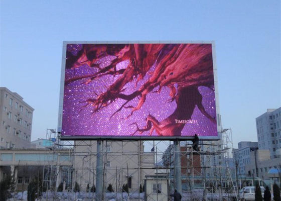Goede prijs P10 Buiten waterdicht volkleurig LED-scherm 10 mm Pixel 10000pixels/M2 online