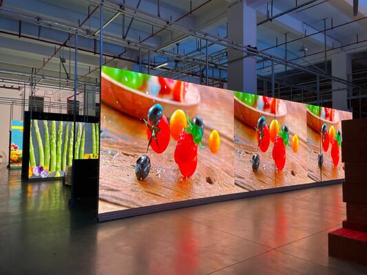 Goede prijs Het binnenp4 Volledige Kleur 640x480mm Gietende Aluminium Kabinet Geleide Vertoningsscherm met 3840hz vernieuwingsfrequentie online