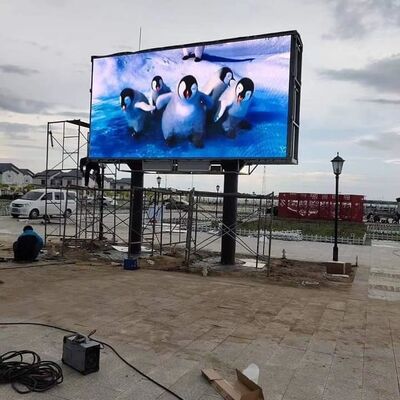 960X960mm Outdoor LED Advertising Display Board P6 Hoge helderheid 6500nit en 3840hz refresh rate