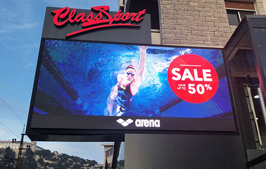 Full Color Outdoor Led Advertising Screens P4 met 3840hz verversingsfrequentie en 960x960mm kast