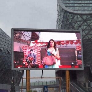 SCX LED IP65 Hoge helderheid P10 SMD Vaste buiten Full Color Advertising Led Display voor buiten advertenties