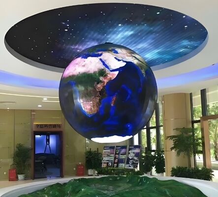 CE Certified Sphere LED Screen Equipped with Epistar LED Chip Suitable Shopping Mall Events Dynamic Advertising Displays