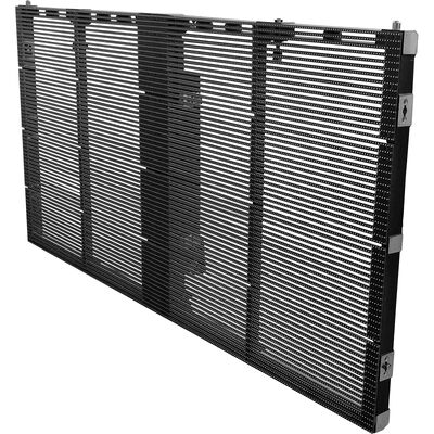 Transparant LED Scherm Doorzichtig LED Display Biedt Gemiddeld Geen Falen 1000uur Perfect voor Reclamecampagnes en Promotie