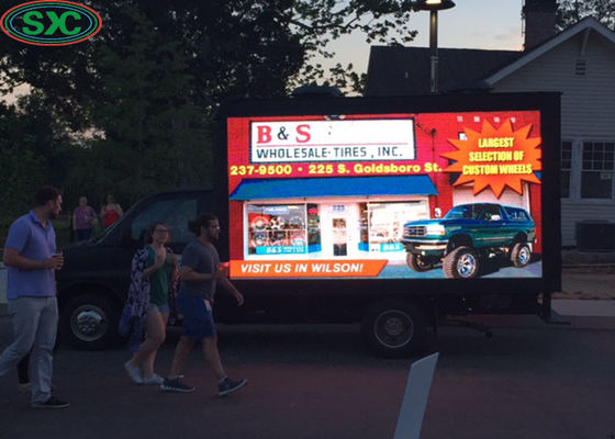 Goede prijs De volledige Kleur leidde Mobiel Digitaal de Aanhangwagen Openluchtp6 P8 P10 1/4 Aftasten van het Reclameteken online