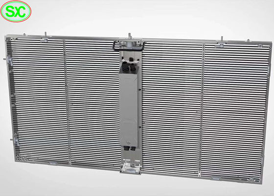 Transparante poster gordijn display LED cilinder 62500 punten/vierkante meter SMD2121