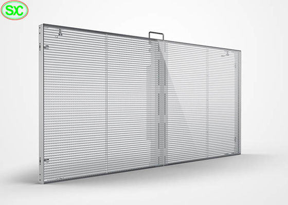 P10 Adverterend transparante video transparante het venstervertoning van het glasscherm