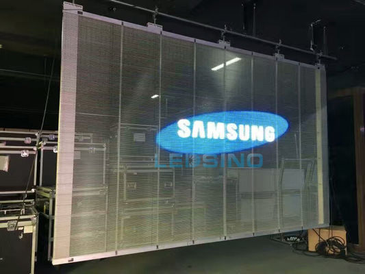 Goede prijs Hoge helderheid doorzichtig LED-scherm Billboard Epistar chip 3 jaar garantie online