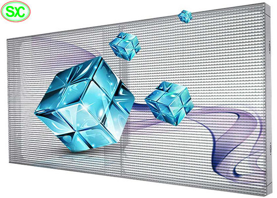 Goede prijs Huurbaar Soft Module	Transparant LED Scherm Op Maat Gemaakte Box Full Color HD P3.91 LED Videoscherm Online
